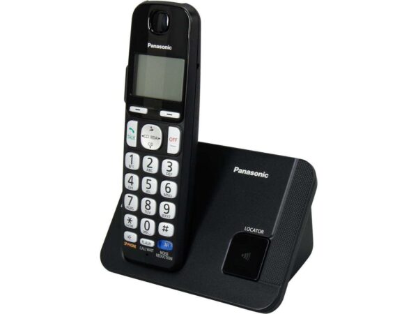 Panasonic KX-TGE210B Expandable Cordless Phone with Large Keypad