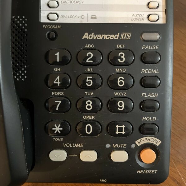 Panasonic KX-TS105B Phone One Line Corded Speakerphone - Image 2